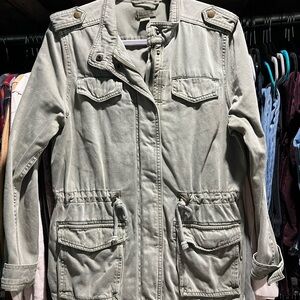 Women's Lucky Brand Green Utility Jacket
